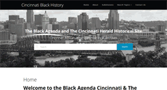 Desktop Screenshot of cincinnatiblackhistory.com