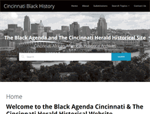 Tablet Screenshot of cincinnatiblackhistory.com